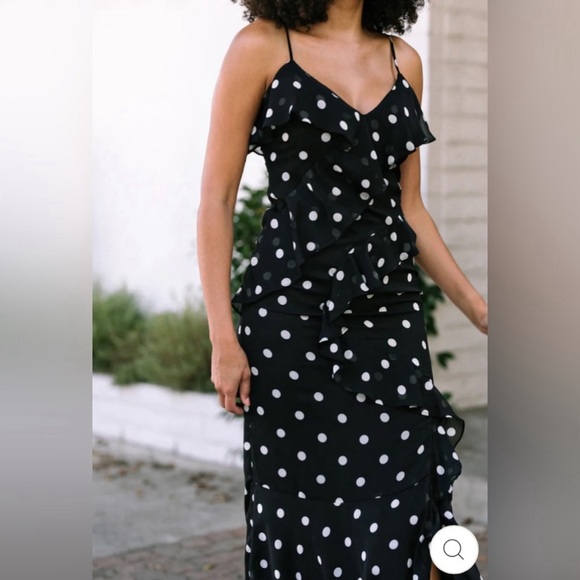 NWT Morning Lavender Polka Dot Dresss - Picture 5 of 7